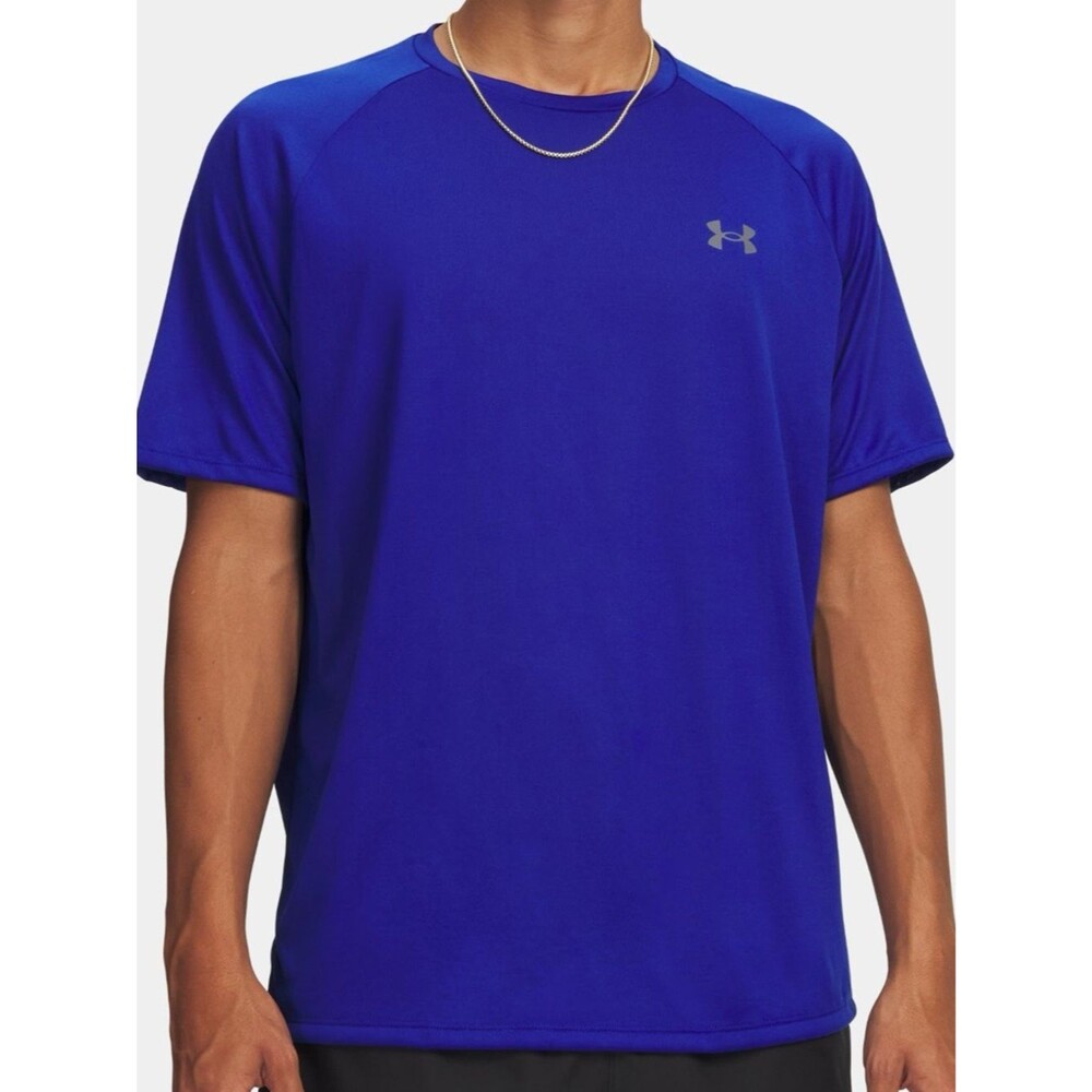 UNDER ARMOUR UA Tech 2.0 SS Tee Loose Fit ROYAL Quick Dry MENS SIZE Medium
